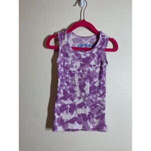 Children's Place Purple Camouflage Tank Top Girls Size 4 AD8